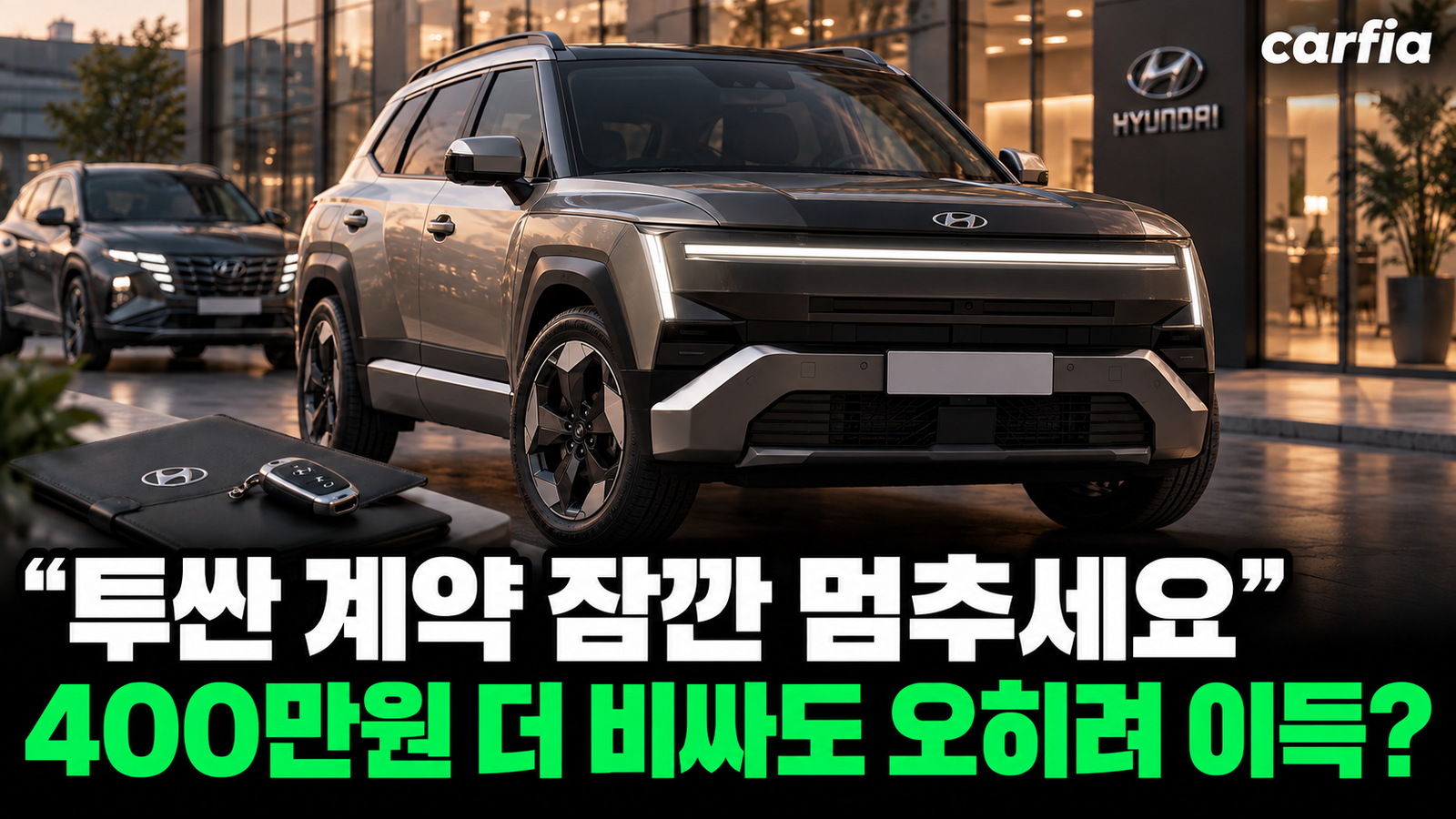 "투싼 계약 잠깐 멈추세요" 400만원 비싼 신형 투싼, 오히려 이득인 이유