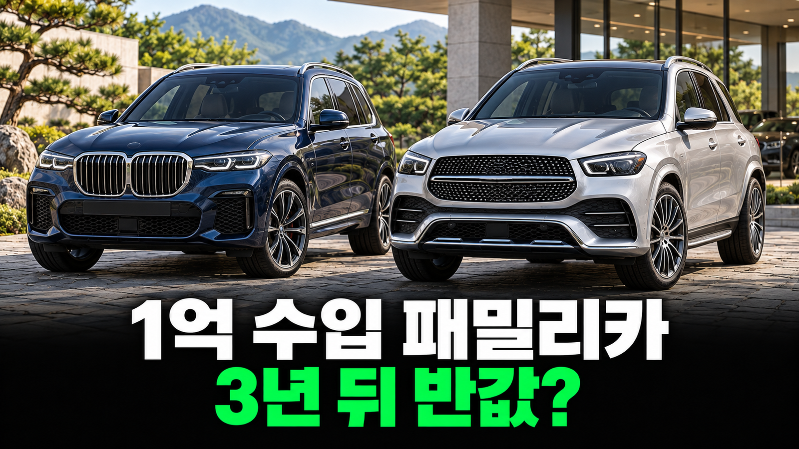 1억짜리가 3년 만에 반토막? 감가율 높은 수입 패밀리카와 잔존가치 지키는 법