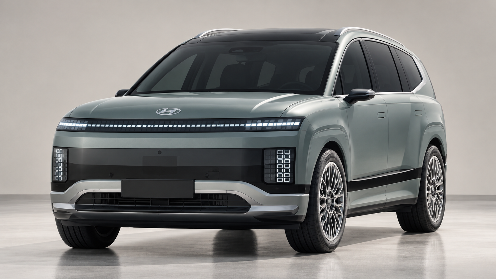 아이오닉9 전기 대형 SUV 외관 AI 이미지