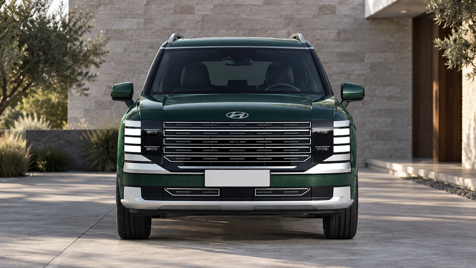 팰리세이드 대형 SUV 구매 검토 AI 이미지